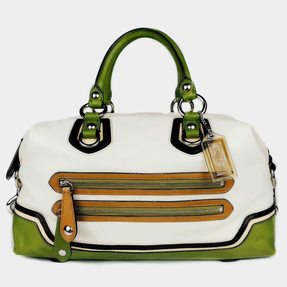 COACH R-A-R-E XLARGE RETRO-LOOK SABRINA SPECTATOR SATCHEL - Picture 3 of 9